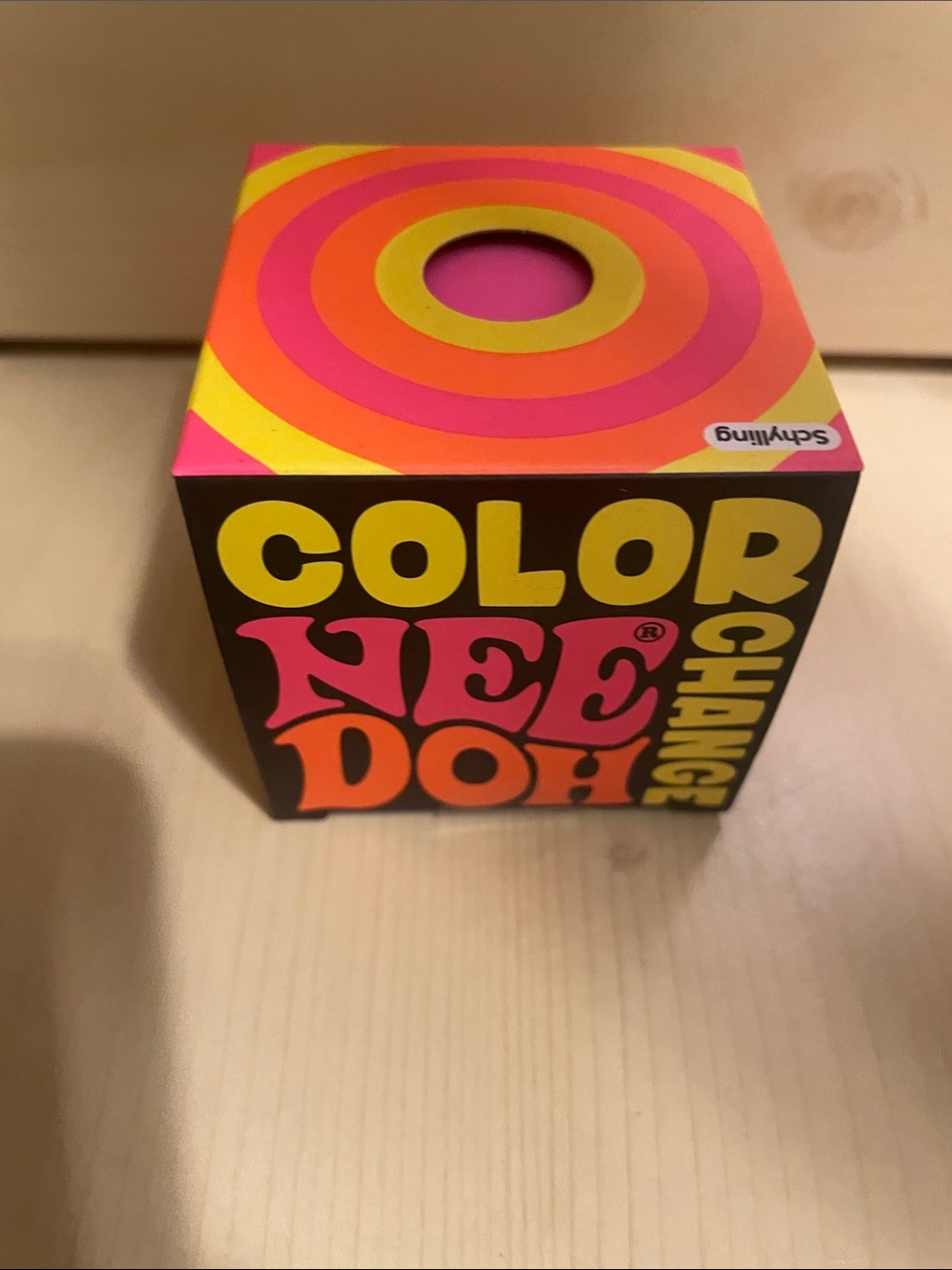 Ring Color NEE DOH Color-Change Toy - Pink, Orange, Yellow